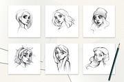 Collection of hand drawn sketches, an Illustration by NadyaKo (Thumbnail 3 of 6)