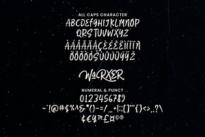 Warxer Graffiti Font