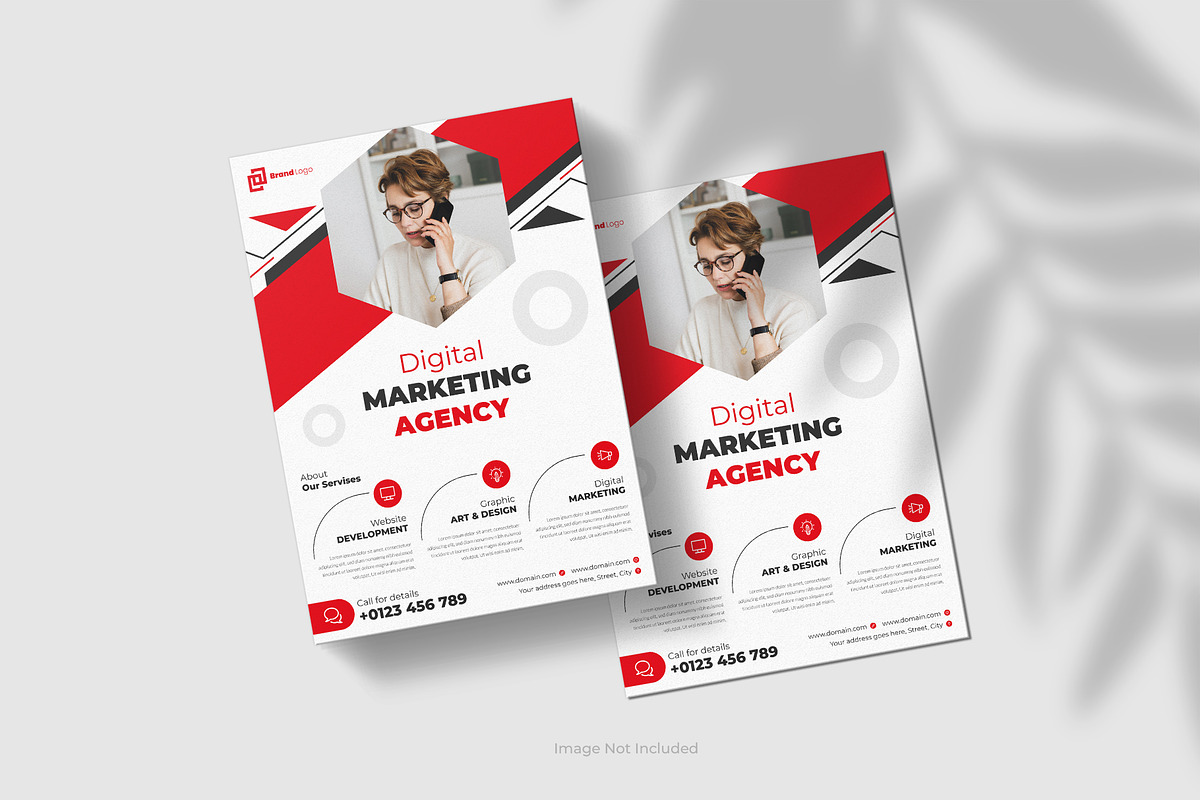 Digital Marketing Flyer Template, a Flyer Template by mSpartan (Photo 2 of 2)