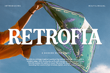 Retrofia – A Modern Retro Typeface