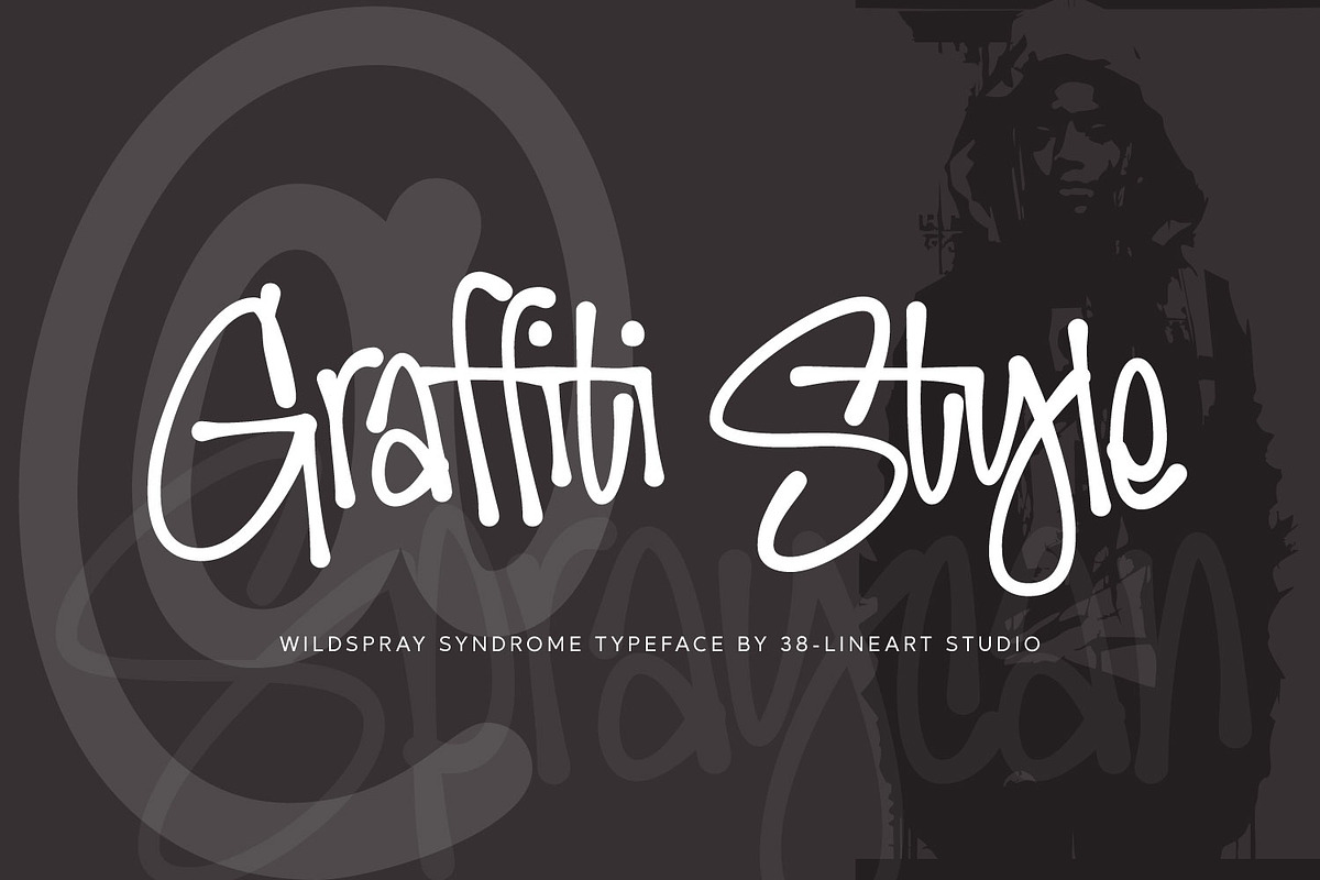 Wildspray Syndrome, a Handwritten Font by Ridha-38.lineart (Photo 2 of 9)