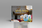 Travel & Vacation Flyer Template, a Flyer Template by DesignsLab (Thumbnail 4 of 4)