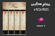 My customized pizza, a Flyer Template by GoodDesignCreation (Thumbnail 1 of 3)