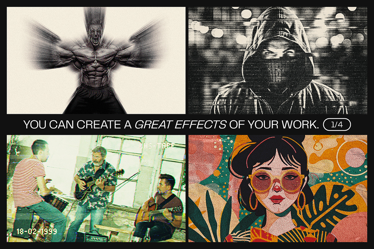 12 Photo Effect Templates, a Layer Style Add-On by iDoodle Studio (Photo 3 of 6)