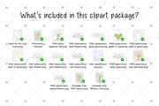 Family Tree clipart, Watercolour,, an Illustration by CommercialCliparts (Thumbnail 2 of 2)