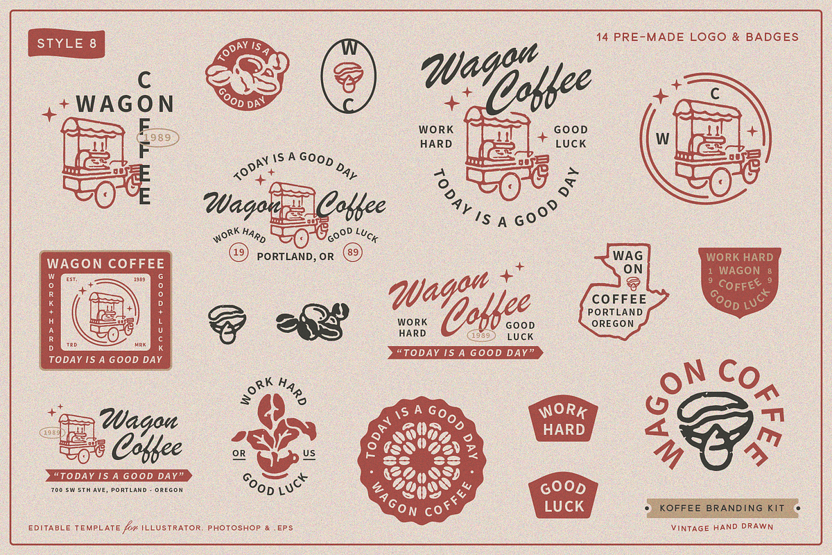 Koffee Branding Kit, a Branding & Logo Template by Refolve Design (Photo 16 of 30)