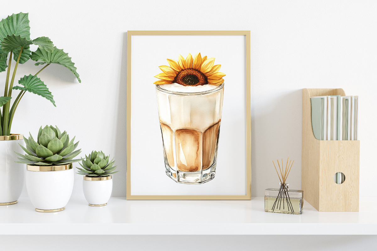 Thanksgiving Coffee Latte Clipart, an Illustration by Canvas Craft (Photo 6 of 8)