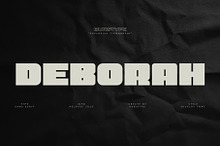 DEBORAH MODERN DISPLAY FONT