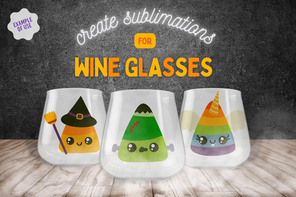Spooky & Cute Candy Corn Clip Art, a Graphic by CherithDrawsThings (Photo 6 of 7)