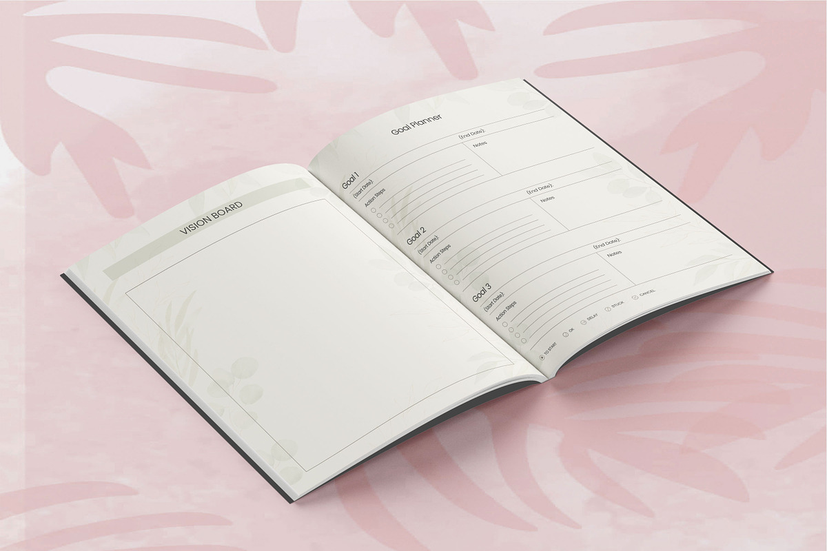 2025-2029 Five-Year Monthly Planner, a Print Template by Book2bees (Photo 5 of 7)