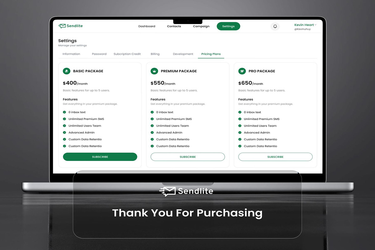 Marketing Dashboard UI Kit, an UI Kit Template by Creative Perspective (Photo 5 of 6)