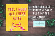 Honey & Lavender Cute Font + Extras, a Sans Serif Font by Mila Garret (Thumbnail 5 of 7)