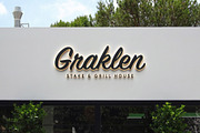 Logo Mockup 3D Black Luminous Sign, an Advertising Mockup by Asylab (Thumbnail 2 of 5)
