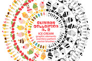 SUMMER COLLECTION Vol. 2 Ice Cream, a Brush Add-On by MM Studio (Thumbnail 1 of 9)