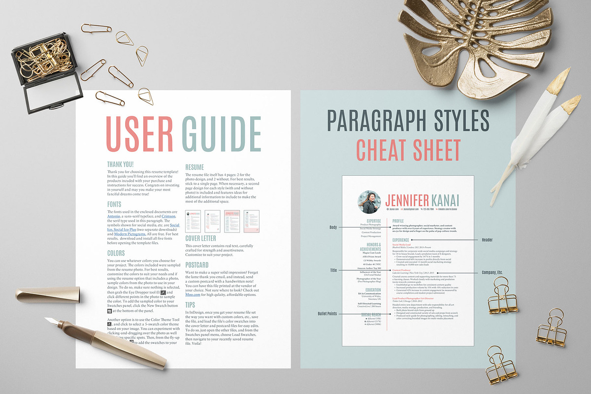 Resume & Cover Letter Templates, a Resume Template by Khara Plicanic (Photo 6 of 6)