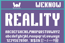 Reality Font