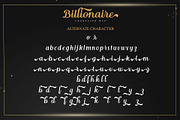 Billionaire - A Stylish Script Font, a Script Font by Doehantz Studio (Thumbnail 7 of 8)