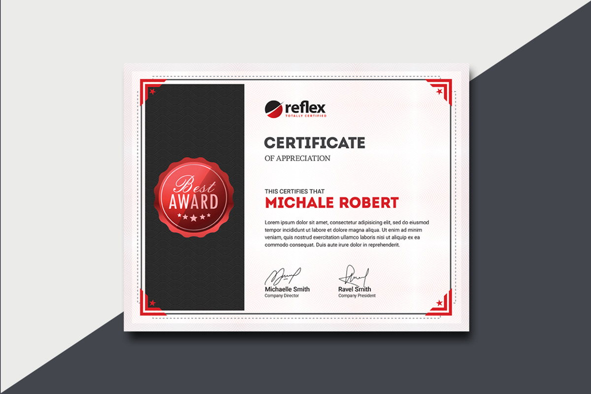 Certificate, a Stationery Template by deviserpark (Photo 6 of 6)