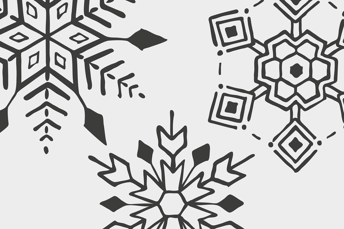 Snowflakes Set II, a Decorative Illustration by Solana (Photo 3 of 3)