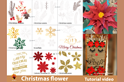 Christmas Paper Flowers Templates, a Templates & Theme by shopcosm (Thumbnail 2 of 3)