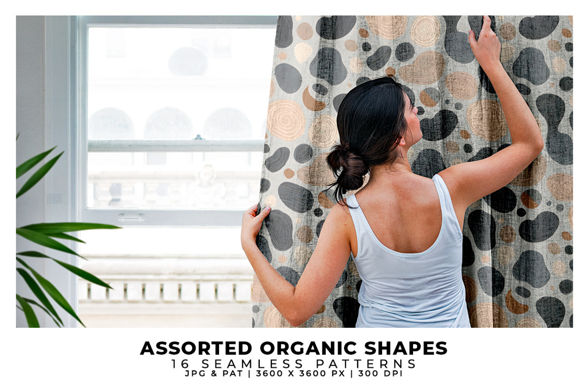 Assorted Organic Shapes Patterns