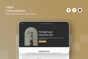 Legal Consultation Landing Page