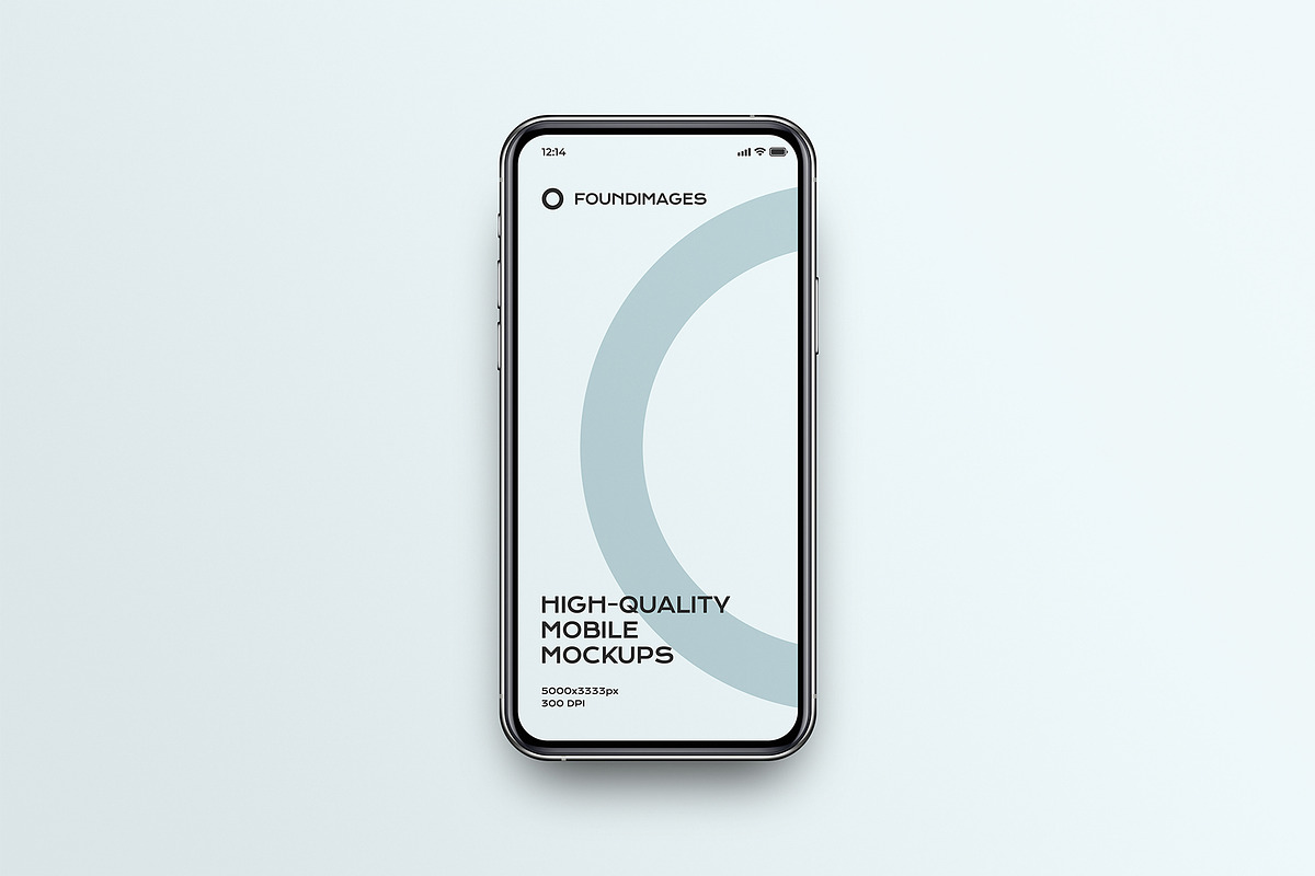 72 iphone device mockup bundle, an iPhone Mockup by FoundImages (Photo 30 of 84)