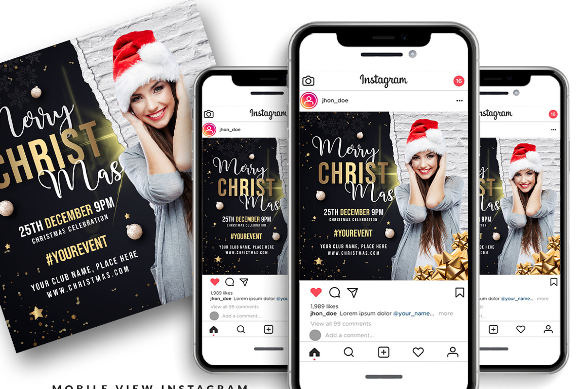 Christmas Flyer, a Flyer Template by AfzaalGraphics (Photo 2 of 2)