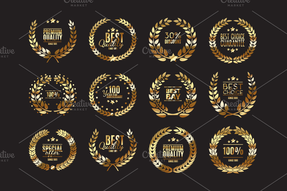 Premium quality laurel wreath set, an Icon by KundolaArt (Photo 2 of 5)