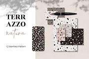 TERRAZZO Natura Seamless Pattern, a Pattern Graphic by AgataCreate (Thumbnail 1 of 6)