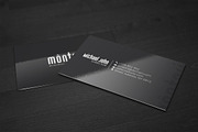 Minimal Black Business Card, a Business Card Template by GoldenPixelStudio (Thumbnail 3 of 3)