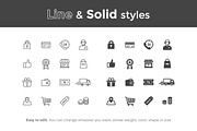 Shopping and E-commerce Icons, a Solid Icon by filborg (Thumbnail 2 of 2)