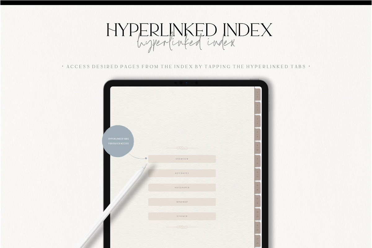 Digital Notebook - Paper Texture, a Stationery Template by MainichiDesign