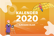 2020 Calendar - Muslim Scientist, a Stationery Template by Ted-sign (Thumbnail 27 of 39)