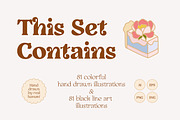 PICNIC! Whimsical Hand Drawn Pastry, a Food Illustration by Artflorara (Thumbnail 2 of 11)