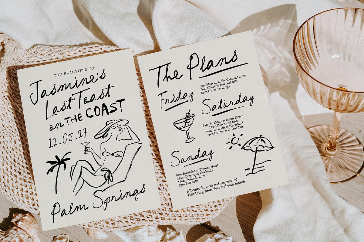 Picasso's Paintbrush Font Duo, a Handwritten Font by Nicky Laatz (Photo 5 of 16)