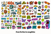 Groovy Mega 500 Stickers Bundle, an Object Graphic by Ckybe's Corner (Thumbnail 4 of 6)
