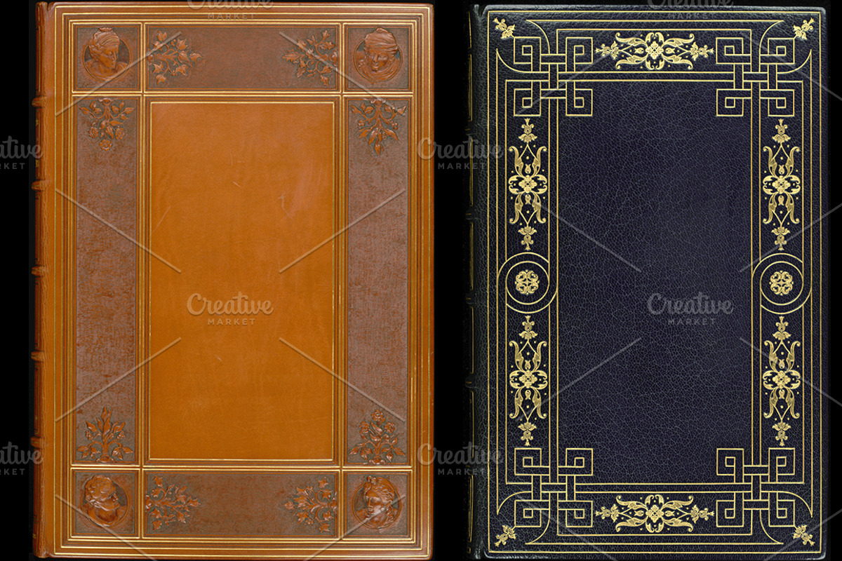Antique Book Covers, a Texture Graphic by Blue Line Design (Photo 22 of 24)