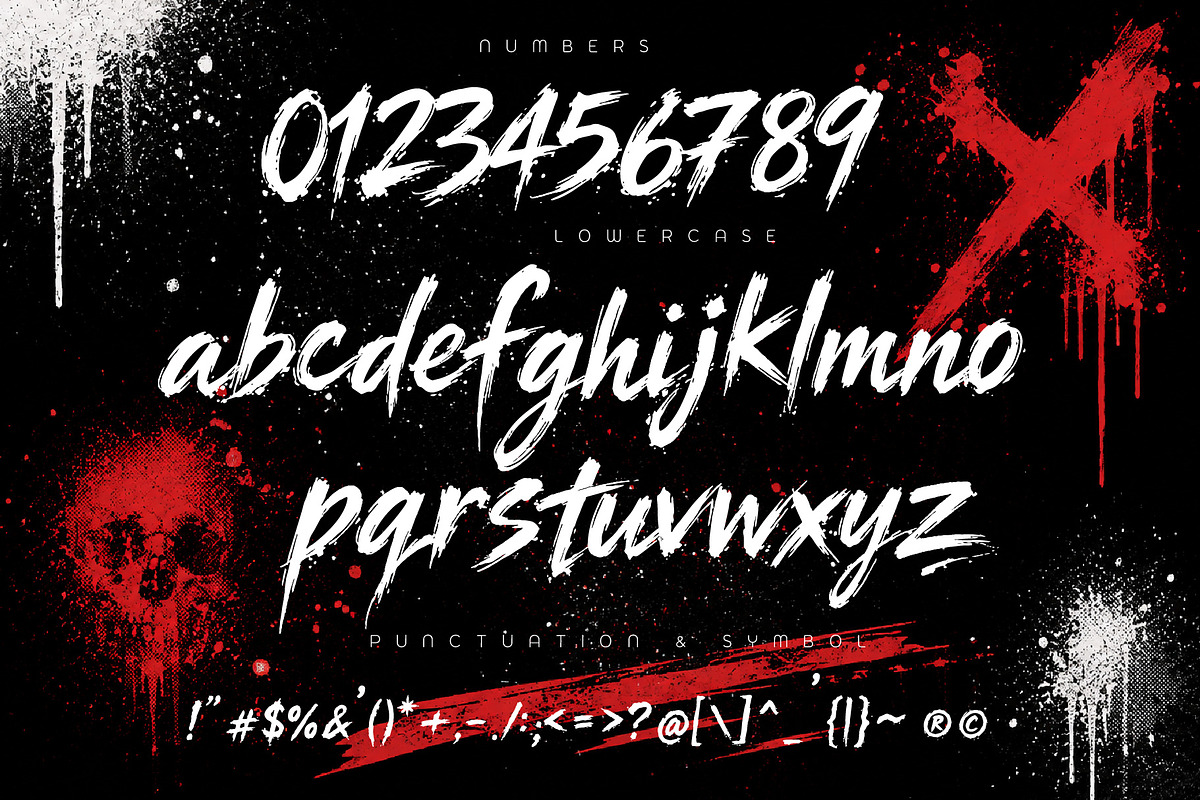 RawBlade - Grunge Display Typeface, a Handwritten Font by HypeWorksCo (Photo 10 of 10)