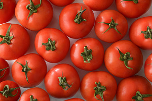 Fresh Red Tomatoes Background Top View, a Food & Drink Photo by Davizro's Market