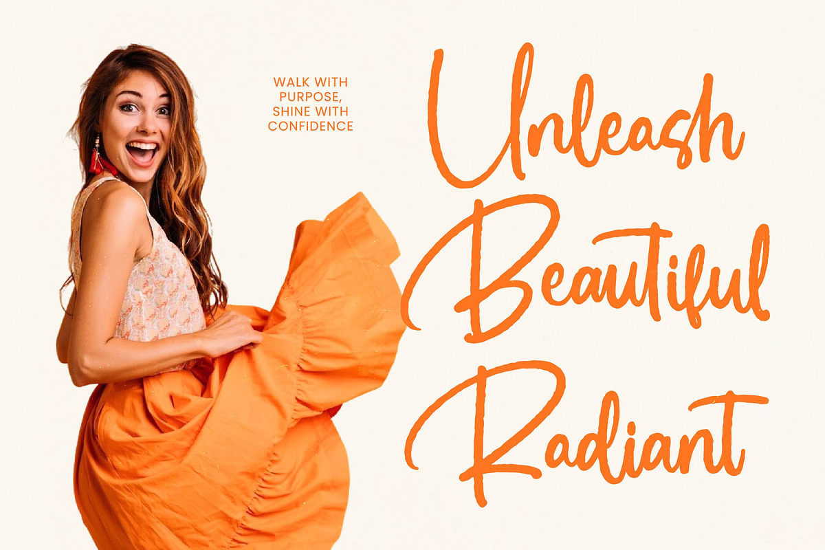 Buntic Regal Bold Handwritten Font, a Script Font by Letterena Studios Script (Photo 5 of 20)