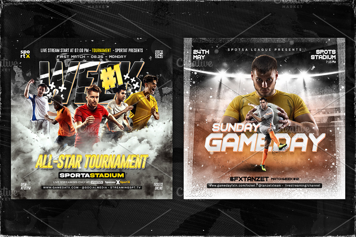 5 Soccer Flyer Template, a Flyer Template by OnurDemircan (Photo 4 of 6)
