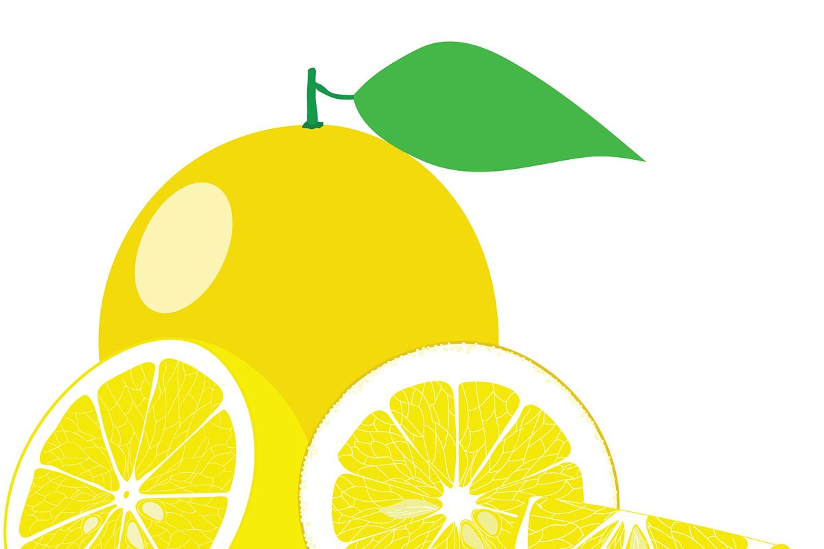 Set of compositions of lemon, an Object Graphic by Orangepencil (Photo 6 of 6)