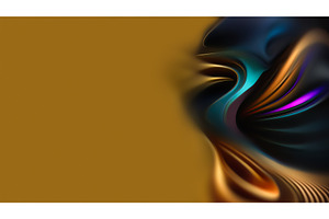 Vibrant Swirls in an Abstract, an Illustration by BazziBa♥