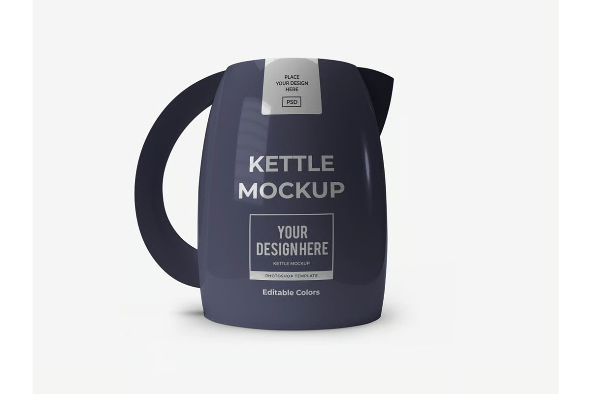 Modern Kettle Mockup Template Set, a Household Mockup by DesignRushMarket (Photo 9 of 11)