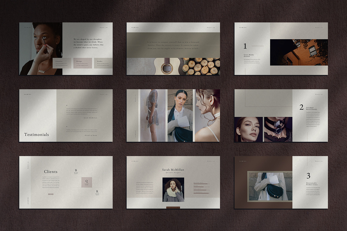 Gemini PowerPoint Presentation, a Presentation Template by SlideStation (Photo 10 of 13)