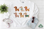 Dachshund Embroidery Design, a Solid Icon by Craft Nest (Thumbnail 2 of 6)