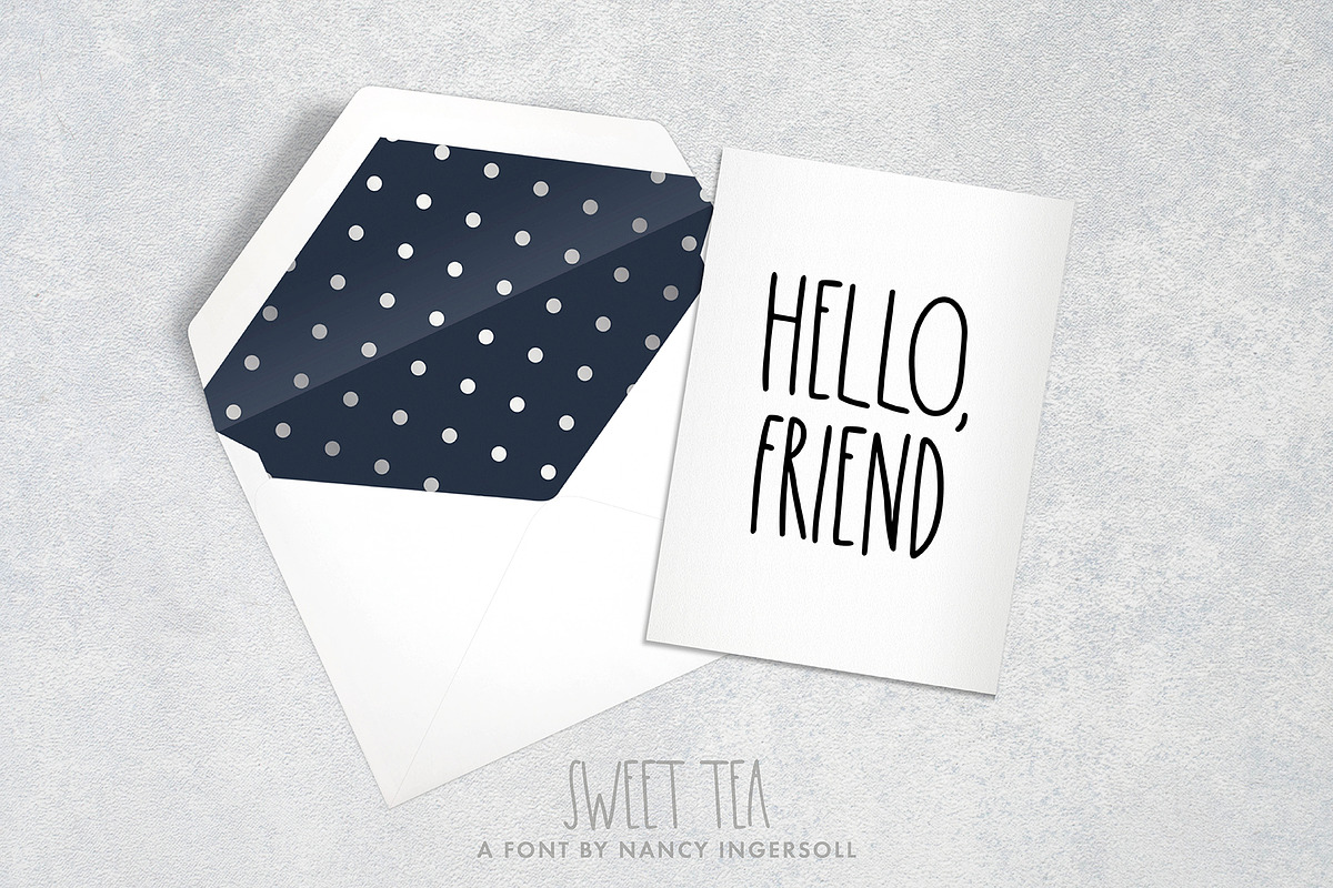 Sweet Tea - A Farmhouse Font, a Sans Serif Font by Nancy Ingersoll (Photo 6 of 7)