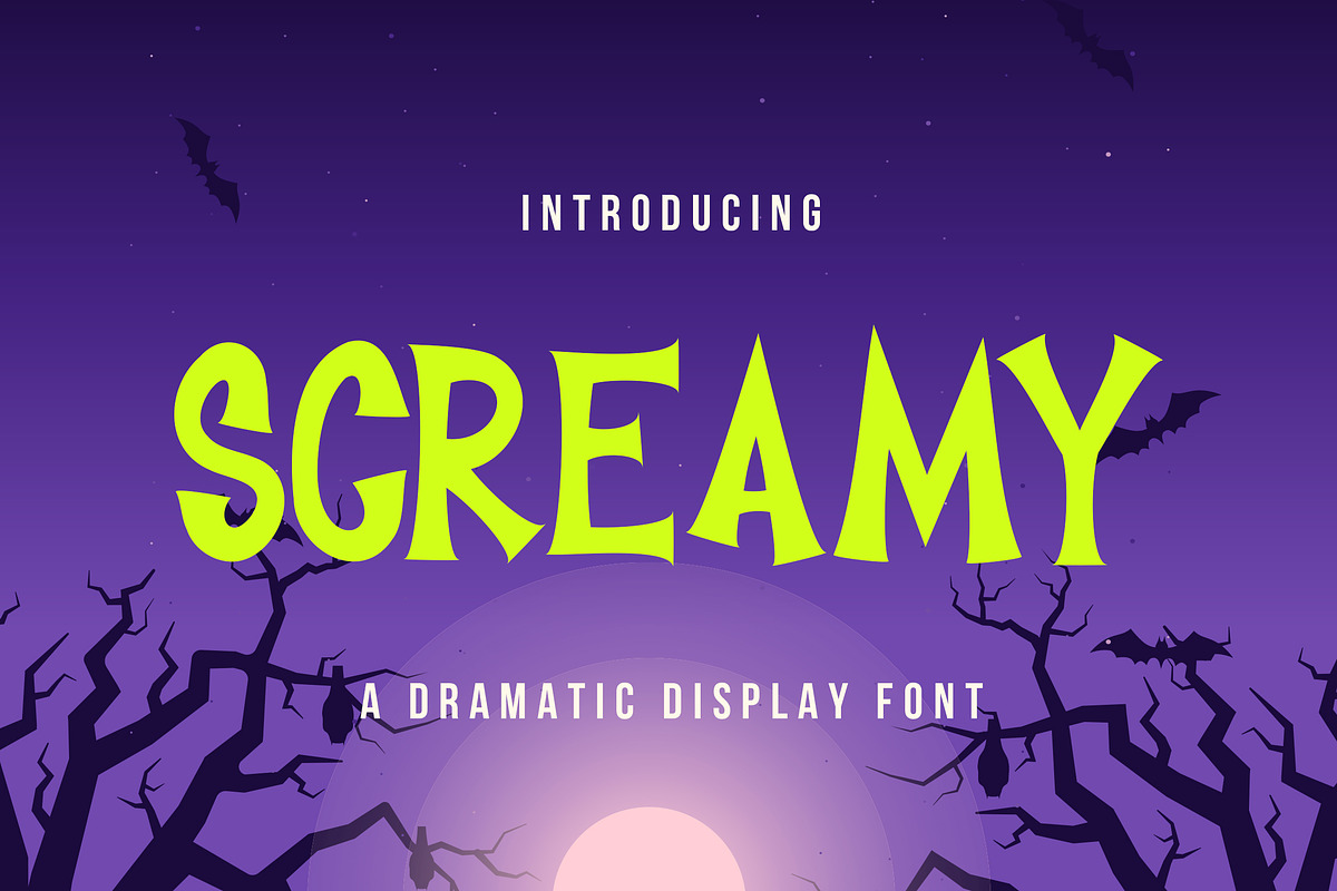 Screamy - Spooky Halloween Font, a Blackletter Font by StringLabs (Photo 1 of 5)