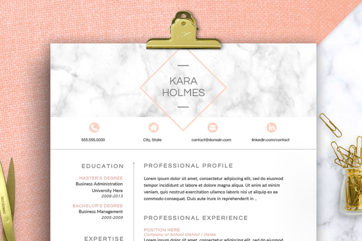 Modern Resume Template Word, a Resume Template by SharpResumeFoundry (Photo 4 of 7)